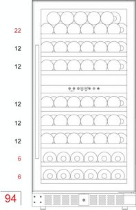 Винный шкаф Dunavox DX-94.270DCK фото 4 в Тюмени