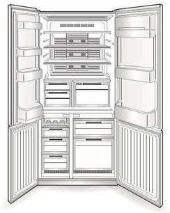 Холодильник Митсубиси MR-LR78EN-GSL-R фото 4 в Тюмени Холодильник Mitsubishi Electric MR-LR78EN-GSL-R фото 4 в Тюмени