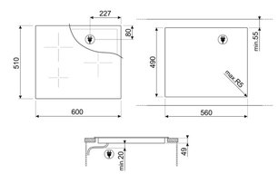 Варочная панель Smeg SI2M7643D фото 3 в Тюмени