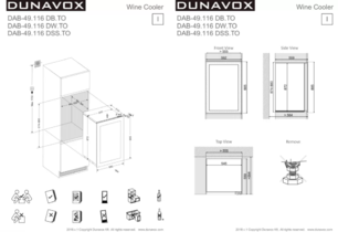 Винный шкаф Dunavox DAB-49.116DW.TO фото 2 в Тюмени