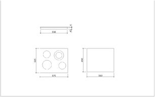Варочная панель Barazza 1PVTC6 черная фото 2 в Тюмени