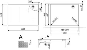Варочная панель Smeg SIM1864D фото 4 в Тюмени