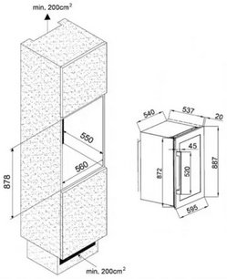 Винный шкаф Climadiff CLI45 фото 3 в Тюмени