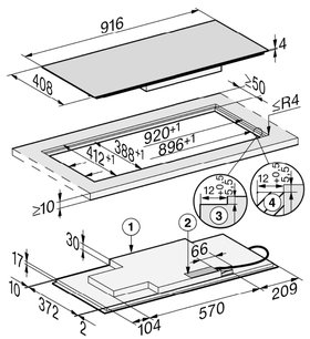 Индукционная варочная панель Miele KM7689 FL фото 4 в Тюмени