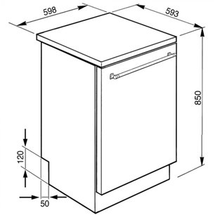Посудомоечная машина Смег LSA13X2 фото 3 в Тюмени Посудомоечная машина Smeg LSA13X2 фото 3 в Тюмени