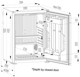 Минибар Dometic RH 430 NTE фото 4 в Тюмени