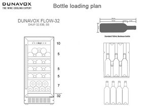 Встраиваемый винный шкаф Dunavox DAUF-32.83C фото в Тюмени