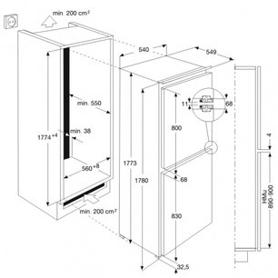 Холодильник AEG SCN71800F0 фото 3 в Тюмени