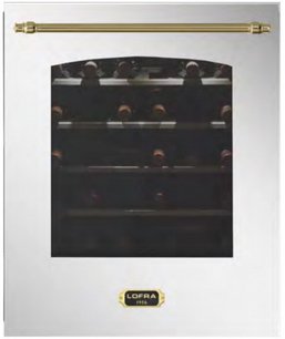 Встраиваемый винный шкаф Lofra ZBRS36T BRASS две зоны фото в Тюмени