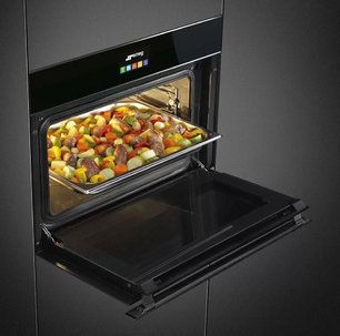 Духовой шкаф комбинированный с пароваркой Смег SF4604PVCNX1 фото 4 в Тюмени Духовой шкаф комбинированный с пароваркой Smeg SF4604PVCNX1 фото 4 в Тюмени