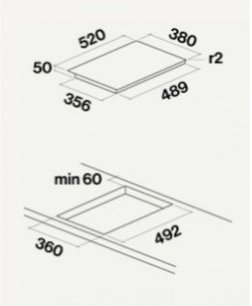 Варочная панель FALMEC PIANO INDUZIONE PLUS (38 х 52) фото 2 в Тюмени