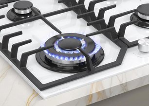 Газовая варочная панель из закаленного стекла Zigmund Shtain M 32.6 W фото 3 в Тюмени