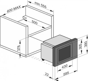 Встраиваемая микроволновая печь Кайзер EM 2510 фото 4 в Тюмени Встраиваемая микроволновая печь Kaiser EM 2510 фото 4 в Тюмени