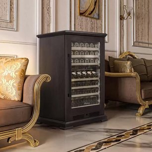 Винный шкаф Meyvel MV77PRO-KBT2 (Тёмный шоколад) фото 2 в Тюмени