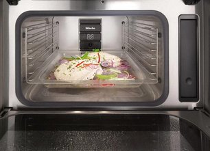 Пароварка с СВЧ Miele DGM6800 CLST фото 3 в Тюмени