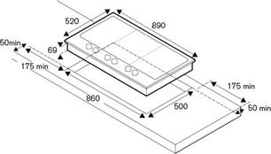 Варочная панель Bertazzoni PM36 5 00 X фото 4 в Тюмени