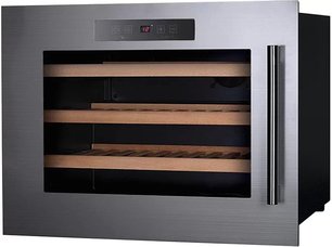 Винный шкаф Dunavox DX-24.56BSK (B) петли слева фото 3 в Тюмени