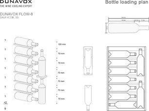 Винный шкаф Dunavox DAUF-8.23SS фото 3 в Тюмени