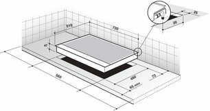 Независимая варочная панель De Dietrich DTE1172X фото 2 в Тюмени