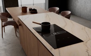 Варочная панель с вытяжкой Kuppersbusch KMI 9850.0 SR Stainless Steel фото 4 в Тюмени