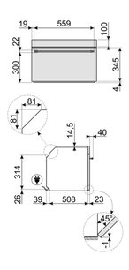Встраиваемая микроволновая печь Смег SF4800MP фото 4 в Тюмени Встраиваемая микроволновая печь Smeg SF4800MP фото 4 в Тюмени