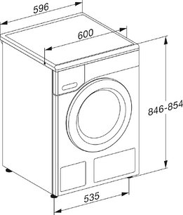 Стирально-сушильная машина Miele WTD160WCS на иностранном языке фото 4 в Тюмени