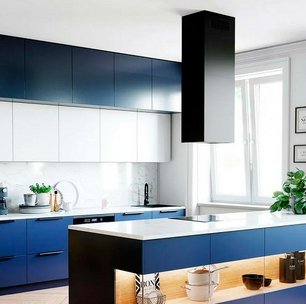 Вытяжка Falmec Mira Plus Black Isola 40 фото 4 в Тюмени