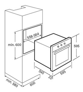 Духовой шкаф Тека HE 610 BLACK фото 2 в Тюмени Духовой шкаф Teka HE 610 BLACK фото 2 в Тюмени