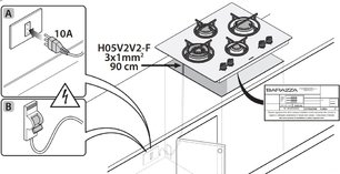 Газовая варочная панель Barazza 1PMD70 фото 2 в Тюмени