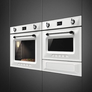 Компактный духовой шкаф с пароваркой Смег SF4920VCB1 фото 3 в Тюмени Компактный духовой шкаф с пароваркой Smeg SF4920VCB1 фото 3 в Тюмени