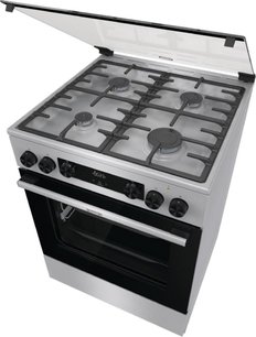 Комбинированная плита Горение GKS6C70XF фото 4 в Тюмени Комбинированная плита Gorenje GKS6C70XF фото 4 в Тюмени