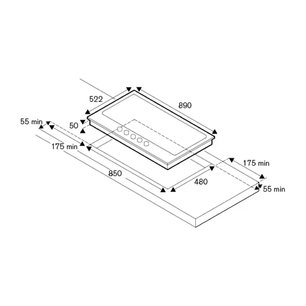 Варочная панель Bertazzoni P905CPRONE фото 4 в Тюмени
