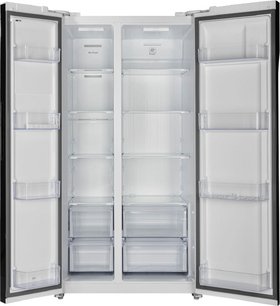 Холодильник Hyundai CS6503FV белое стекло фото 3 в Тюмени