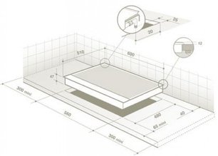 Независимая варочная панель De Dietrich DTE 1114 B фото 3 в Тюмени