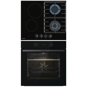 Gorenje (варочная панель GCE691BSC + духовой шкаф BO6717E03BG) фото в Тюмени