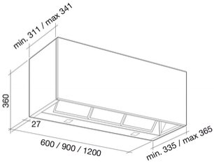 Вытяжка Фалмек Integrata 60 ix (600) фото 4 в Тюмени Вытяжка Falmec Integrata 60 ix (600) фото 4 в Тюмени