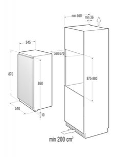 Однокамерный холодильник Gorenje Plus GDR 67088 B фото 3 в Тюмени