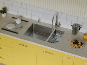 Мойка Omoikiri TAKI 69-2-U/IF SIDE LG-L фото 4