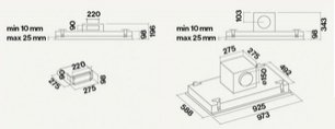 Встраиваемая вытяжка Фалмек Design+ Sirio 90 White фото 4 в Тюмени Встраиваемая вытяжка Falmec Design+ Sirio 90 White фото 4 в Тюмени