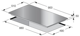 Варочная панель Fulgor Milano FSH 905 ID TS WH фото 4 в Тюмени