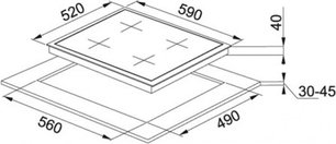 Независимая варочная панель Франке FHGL 604 4G TC BK C фото 2 в Тюмени Независимая варочная панель Franke FHGL 604 4G TC BK C фото 2 в Тюмени