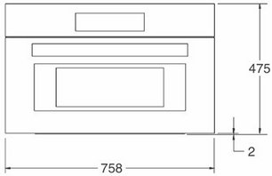 Встраиваемая микроволновая печь Bertazzoni F30PROMWLXT фото 2 в Тюмени