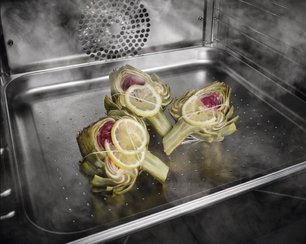 Встраиваемая пароварка Miele DGC 7840 HCX PRO OBSW фото 3 в Тюмени