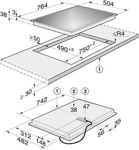 Независимая варочная панель Miele KM 5821 фото 4 в Тюмени