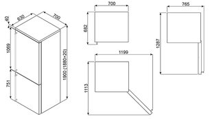 Холодильник Смег FA8003AO фото 2 в Тюмени Холодильник Smeg FA8003AO фото 2 в Тюмени