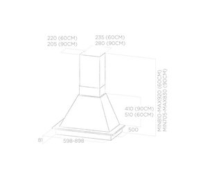 Вытяжка Элика DAISY WH/A/60 T.GREZZO фото 4 в Тюмени Вытяжка Elica DAISY WH/A/60 T.GREZZO фото 4 в Тюмени