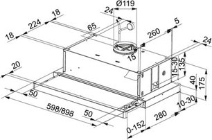 Вытяжка Франке FTC 6032 BK фото 2 в Тюмени Вытяжка Franke FTC 6032 BK фото 2 в Тюмени