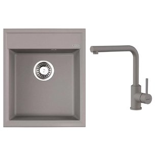 Omoikiri (мойка Daisen 42-GR + смеситель NAKAGAWA GR-P) фото в Тюмени