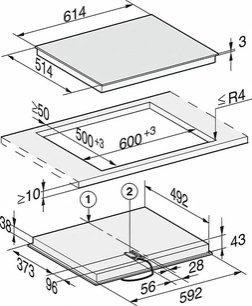 Варочная панель Miele KM 6540 FR с витрины новая фото 4 в Тюмени