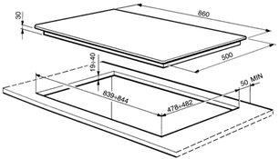 Варочная панель Smeg S809ASEA3 фото 2 в Тюмени